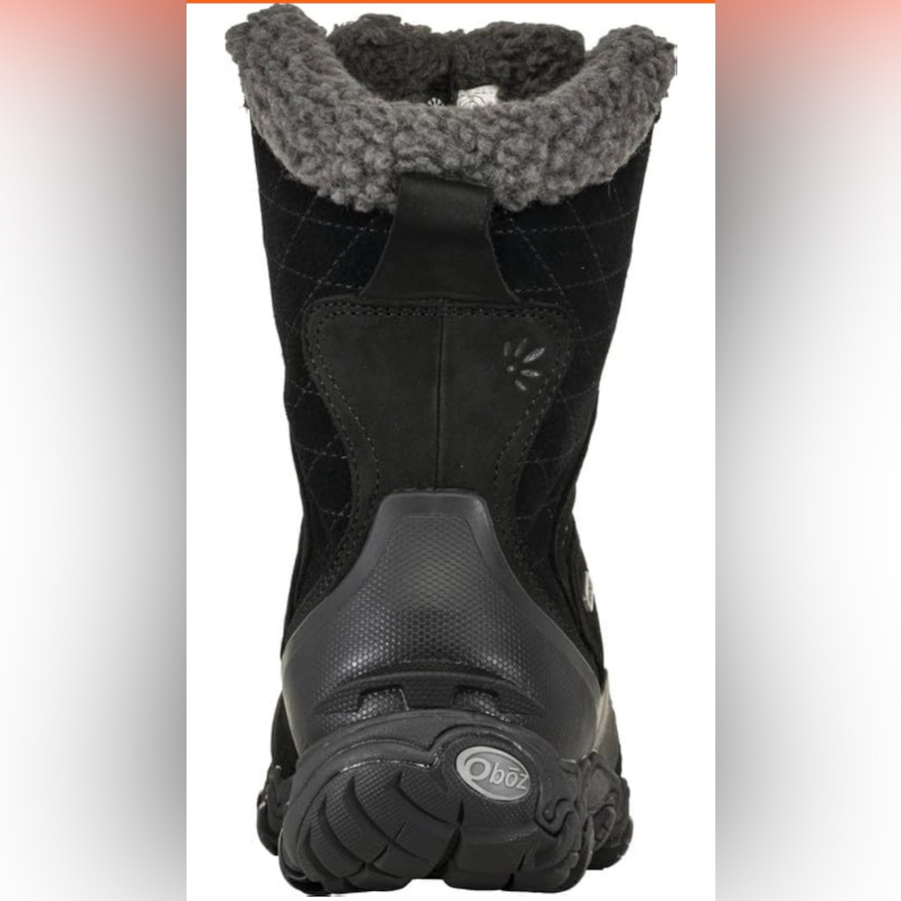 Oboz Women's Black Winter Boots - Size 7 - Picture 2 of 4